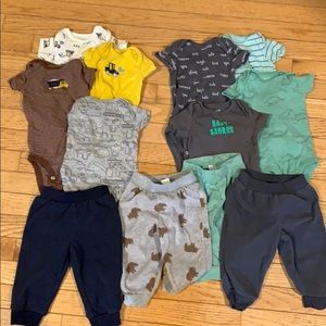 Carter’s Onesies and Pants Bundle, 6m
